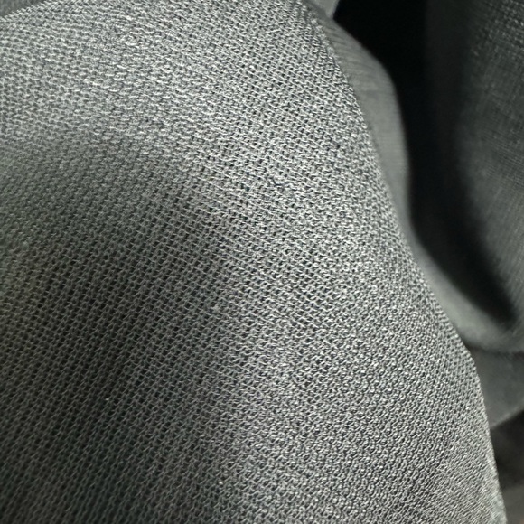 TADASHI Vintage Black V-Neck Ruched Pleated Mesh Chiffon Overlay Maxi Gown Dress - Picture 10 of 16